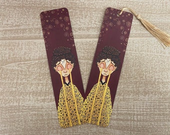 Crying Gold - Bookmark - 2x8 inches - Art Nouveau