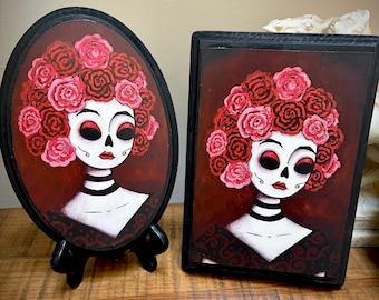 Love’s Death - Wood Print - Valentines Gothic