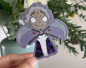 Love Hurts - Sticker - Weatherproof Vinyl - Cute Whimsical Gothic Dark Art