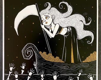 The Souls of Longing - Art Print - Gothic Dark Fantasy Romance