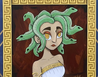 Medusa Print - 8x8 inches