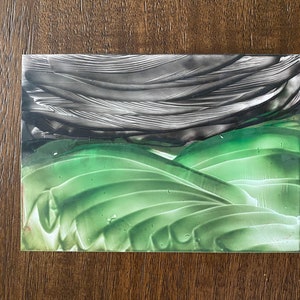 Hills - ORIGINAL Encaustic / Wax Painting - Abstract