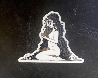 Pure as Nature - Weatherproof Vinyl Sticker - Gothic Romance Dark Fantasy