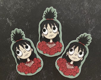 Lydia Sticker - Beetlejuice Tim Burton Halloween Gothic