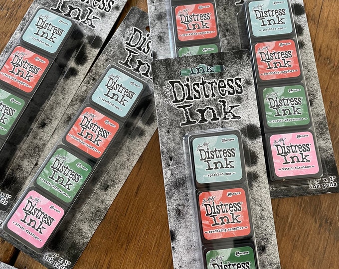 Ranger Ink - Tim Holtz - Distress Ink Pads - Mini Ink Kit - Sixteen - Etsy
