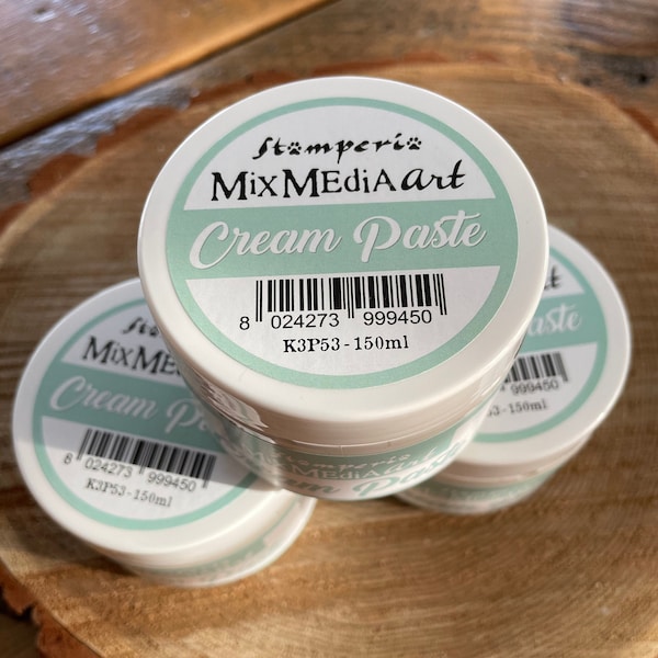 Mixed Media Cream Paste Etsy
