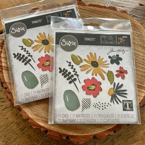 Sizzix Thinlits Die Set 11PK - Flowers in Umbrella by Olivia Rose