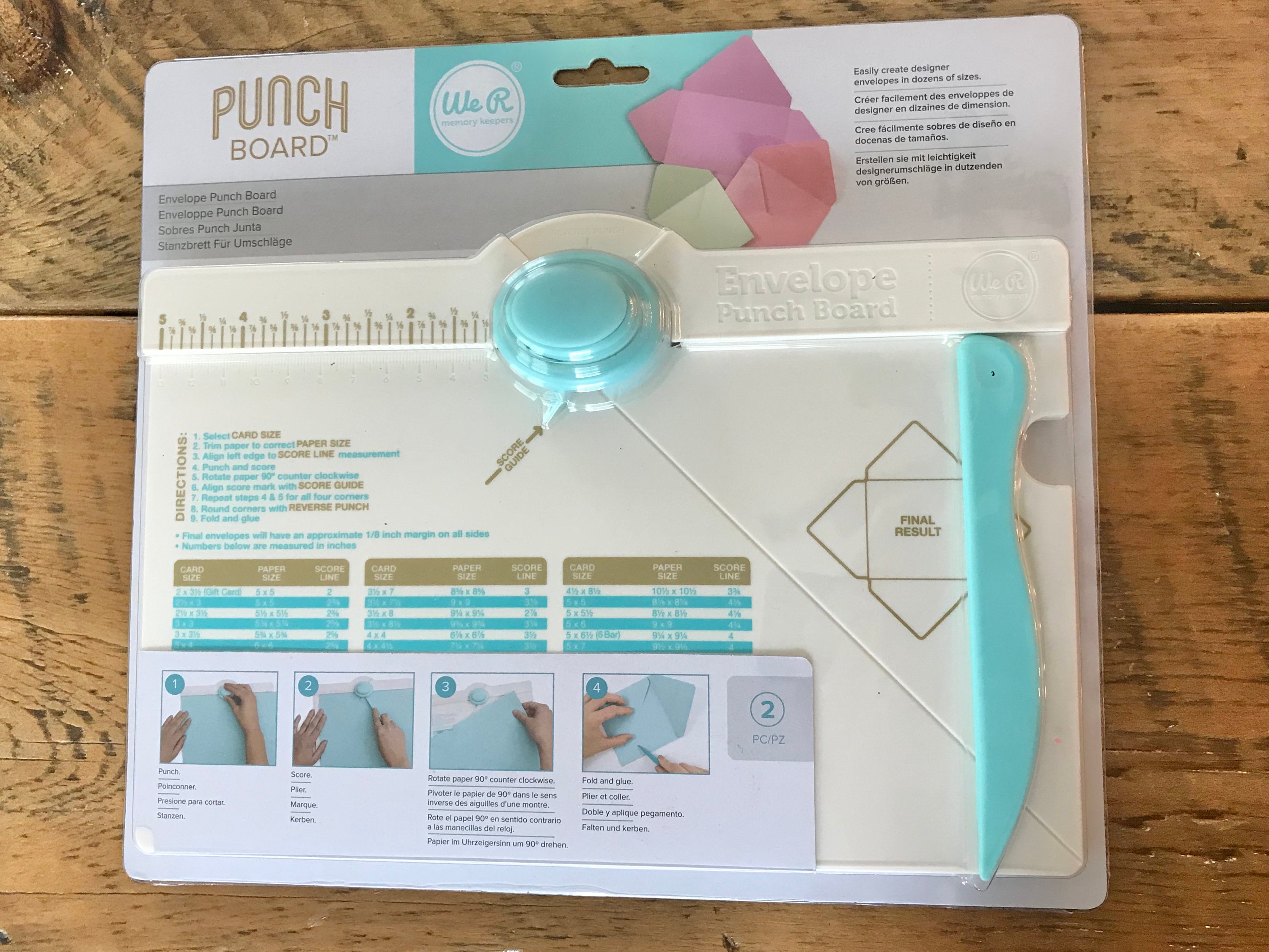 How to use Envelope Punch Board by We R Memory Keepers