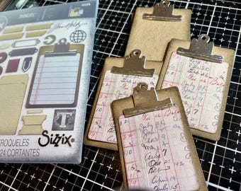 Vault Noteworthy Tim Holtz & Sizzix Thinlits Die Set 666876
