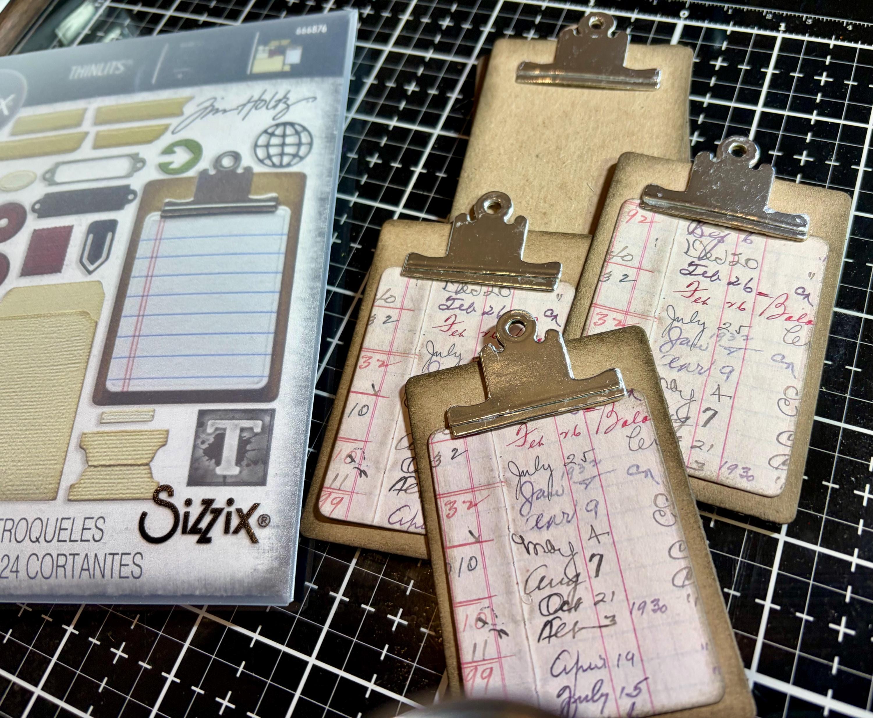 Vault Noteworthy Tim Holtz & Sizzix Thinlits Die Set 666876 - Etsy
