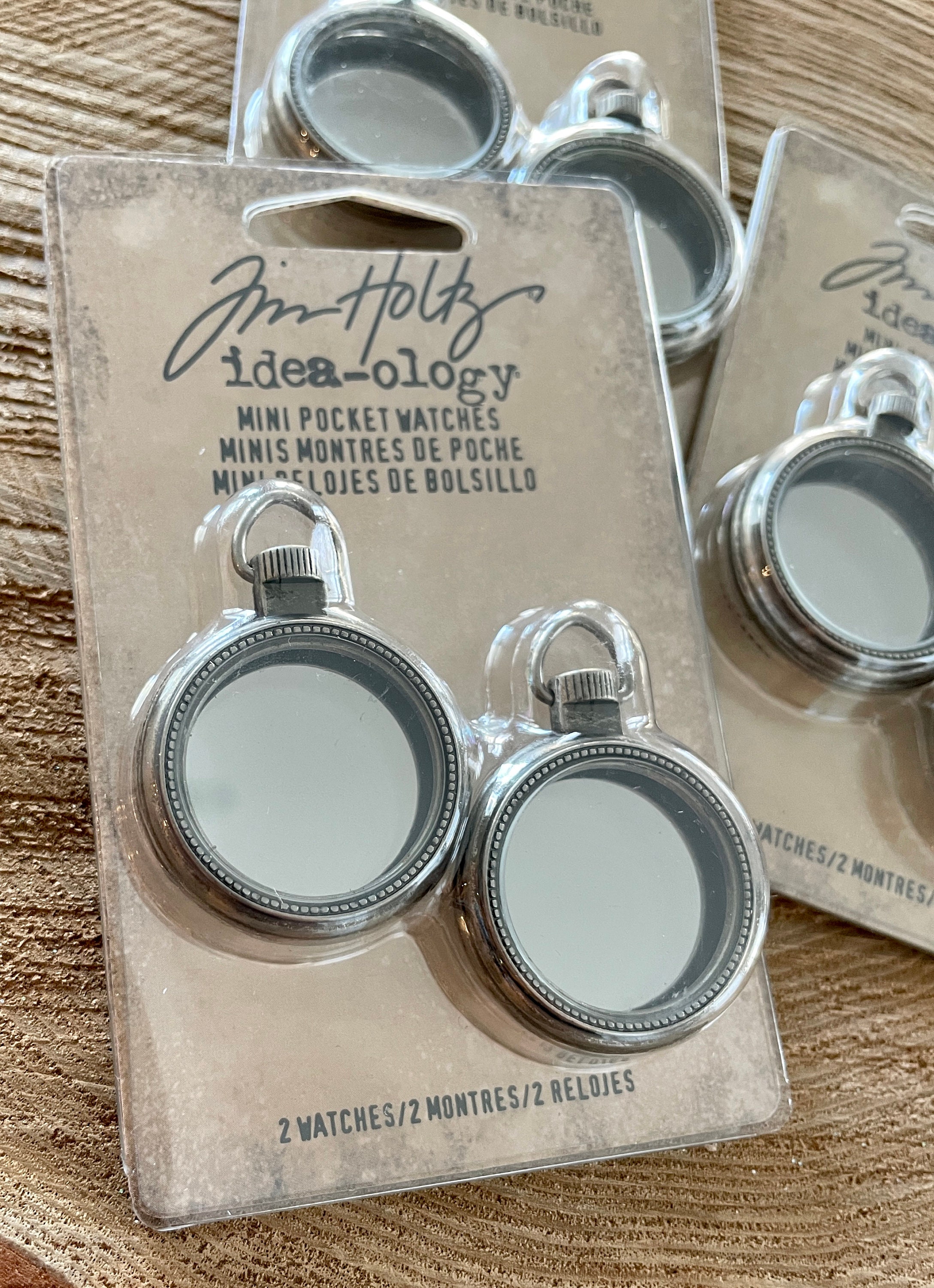 Tim Holtz Idea Ology Mini Pocket Watches TH93274 - Etsy Denmark