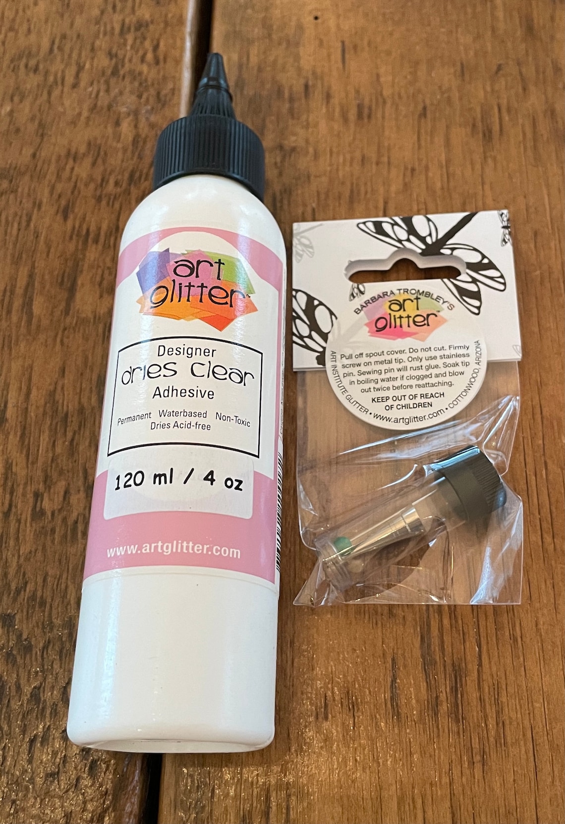 Art Glitter Glue Kit 4 oz Art Glitter Glue with Metal Tip Etsy