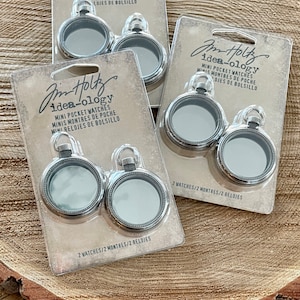 Tim Holtz Idea Ology Mini Pocket Watches TH93274