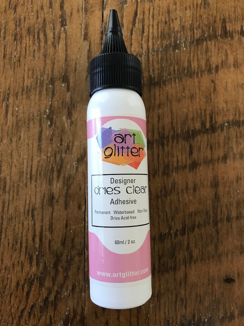 Art Glitter Glue Kit 2 oz Art Glitter Glue with Metal Tip Etsy