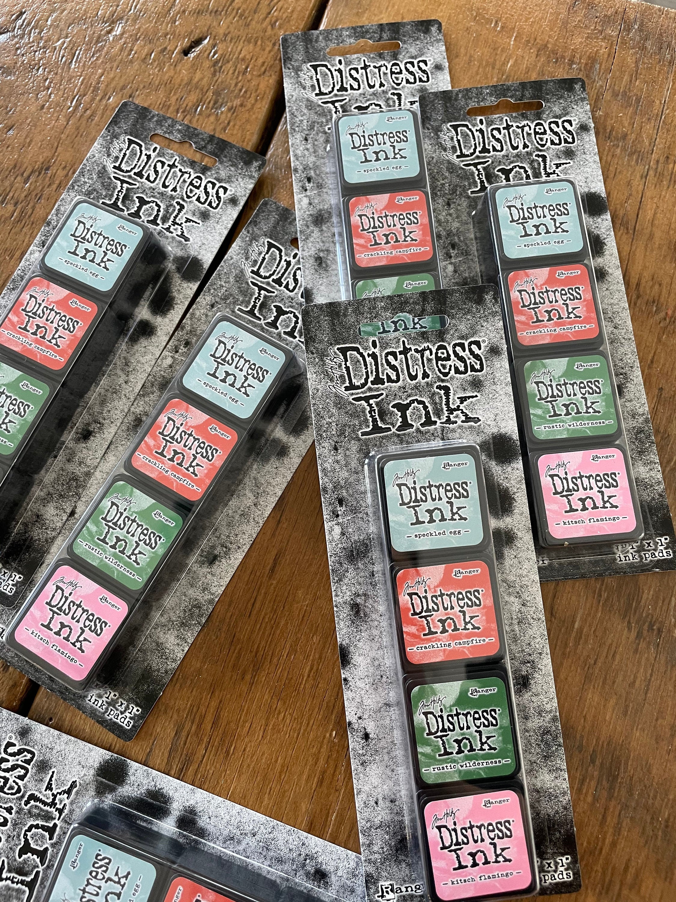 Ranger Tim Holtz Distress Mini Ink Pad Kits Complete Set of 60 pads - All  the Colors! Includes Kits #1 through #15