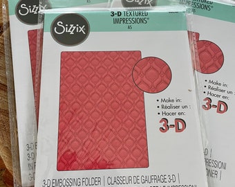DISCONTINUED Doily Sizzix 3D Texture Fades Embossing Folder Tim