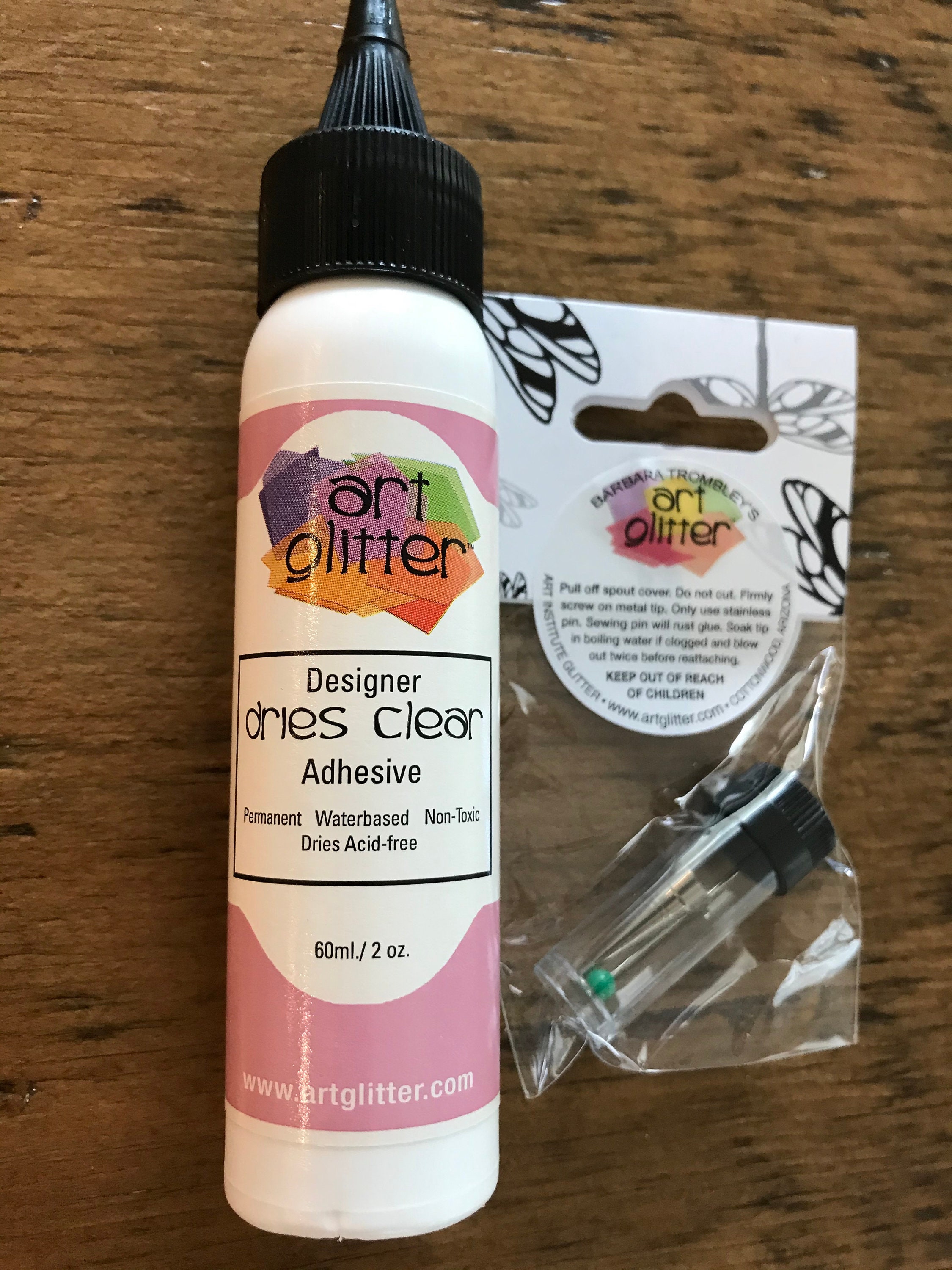 Art Glitter Glue Kit 2 oz Art Glitter Glue with Metal Tip Etsy