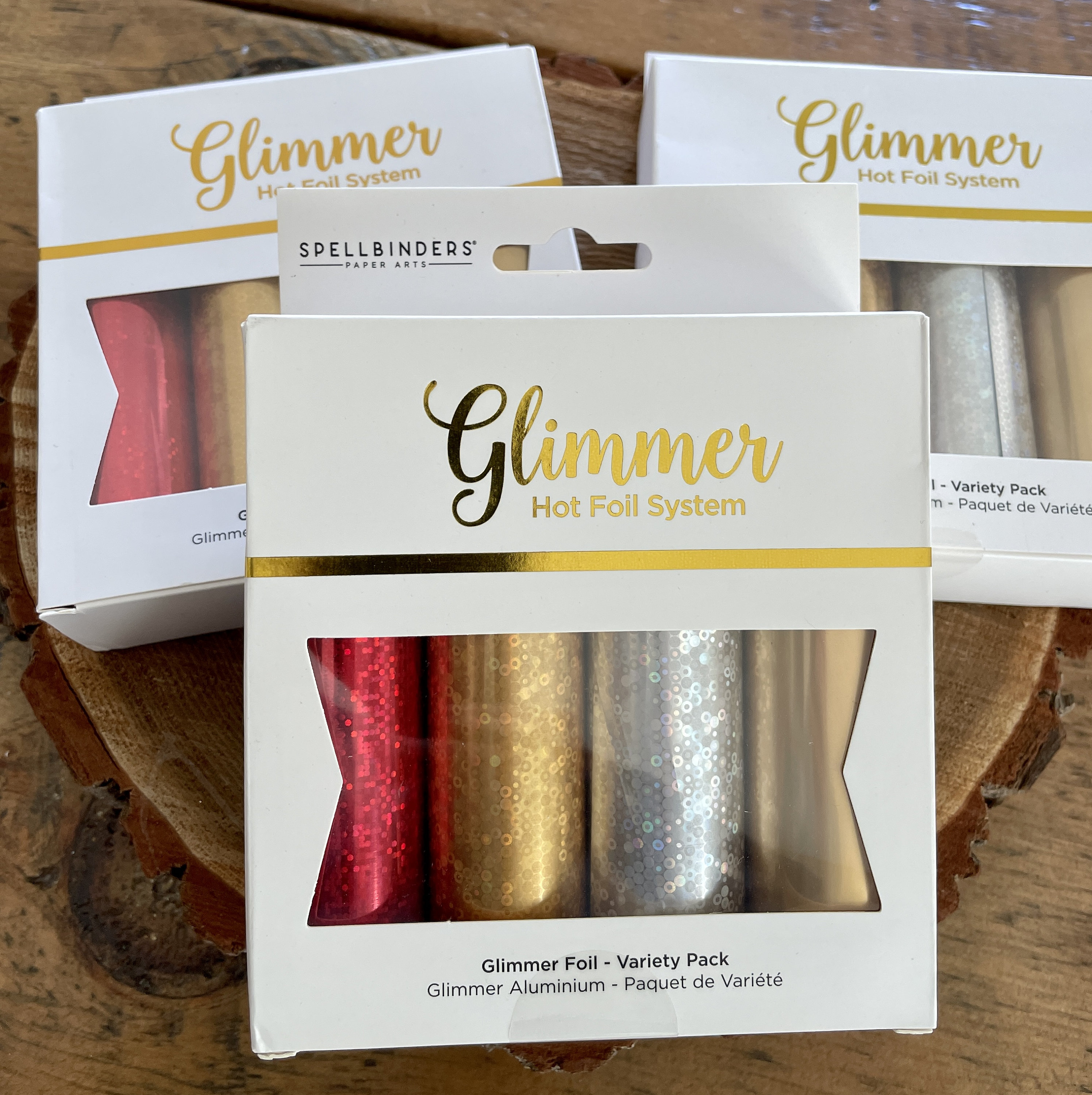 NEW Spellbinders Glimmer Foil Variety Pack Sparkly Glimmer Foil