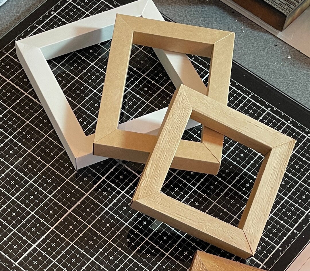 Shadow Box Frames 2 Sizzix Thinlits Dies by Eileen Hull 3/pkg Etsy