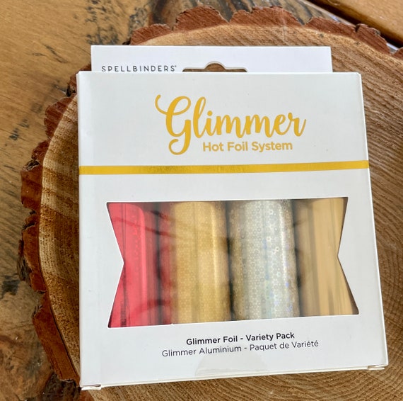 NEW Spellbinders Glimmer Foil Variety Pack Sparkly Glimmer Foil Set GLF-048  