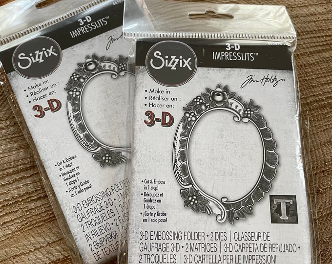 Sizzix Frame RARE Sizzix 3D Impresslits Floral Frame Tim Holtz 665016 - Etsy