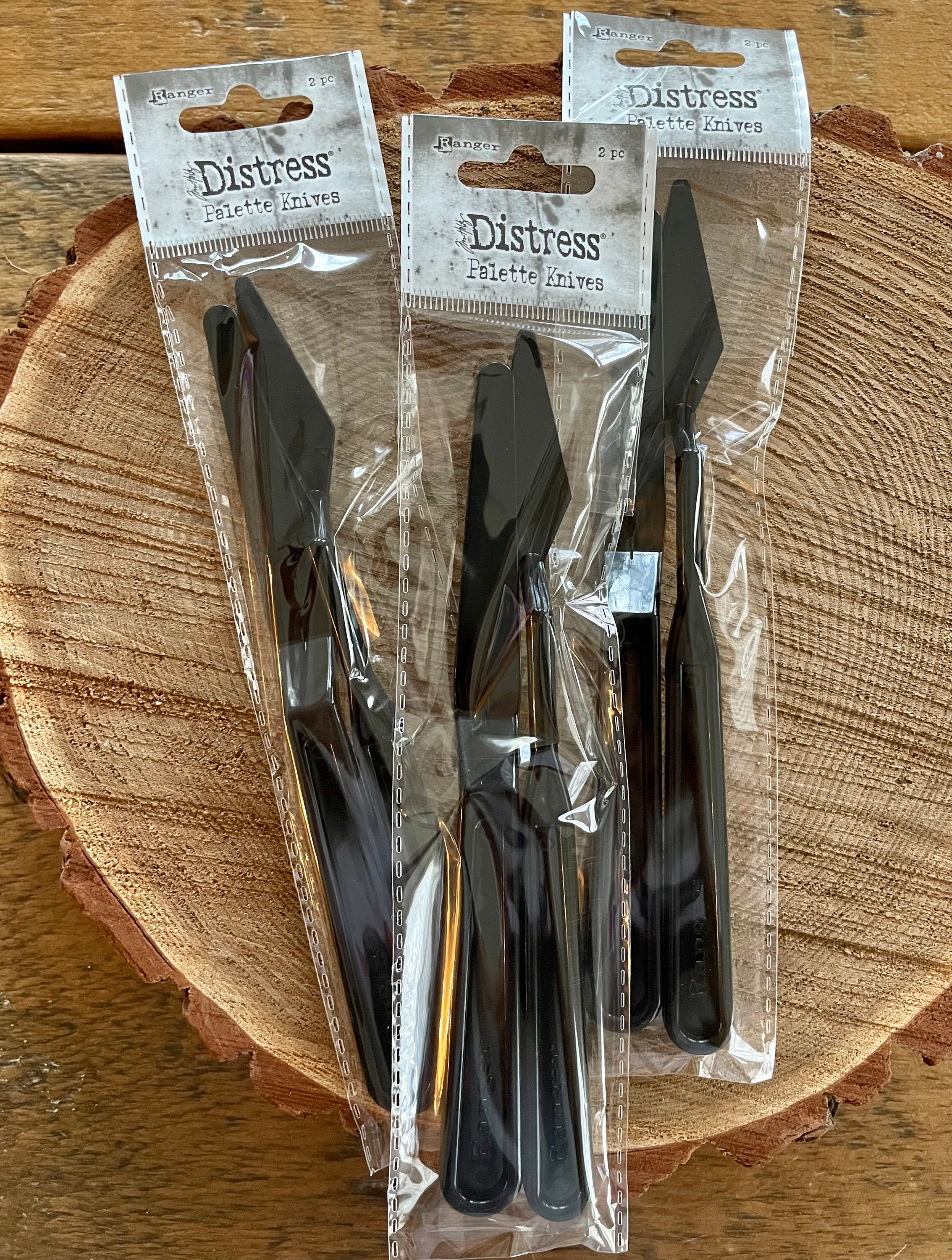 Ranger Ink Tim Holtz Distress Palette Knife Set 2 Pack Distress Palette  Knives Set Ranger Ink Palette Knife 