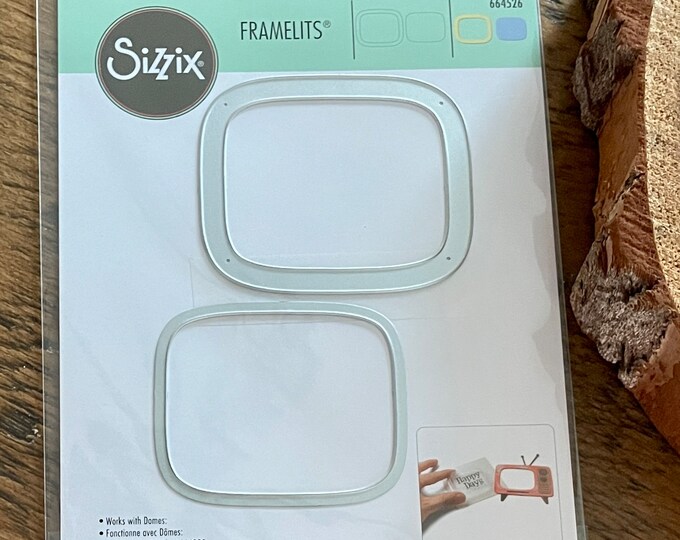 Rounded Square Framelits Die Set Sizzix - Etsy