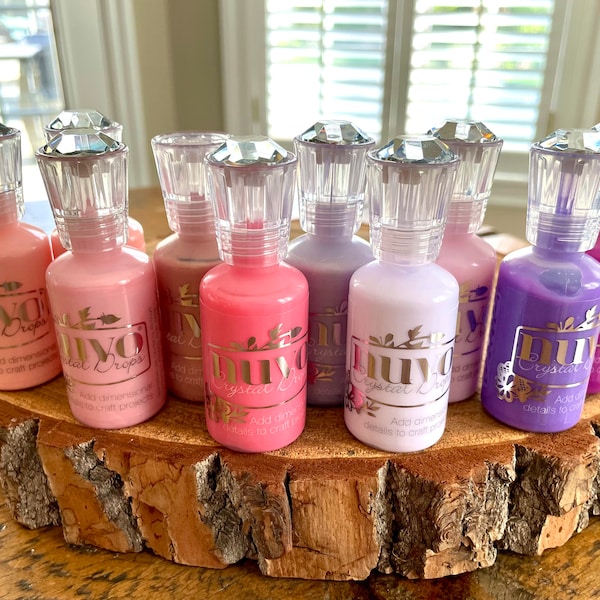 PINKS/PURPLES - Nuvo Crystal Drops Choose Your Color