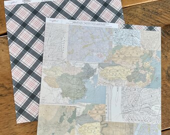 Wonder Maggie Holmes Crate Paper Market Square 12 x 12 Double Sided Cardstock