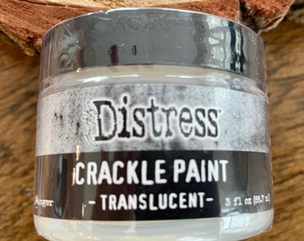 Distress Crackle Paint Translucent Clear Rock Candy Ranger & Tim Holtz