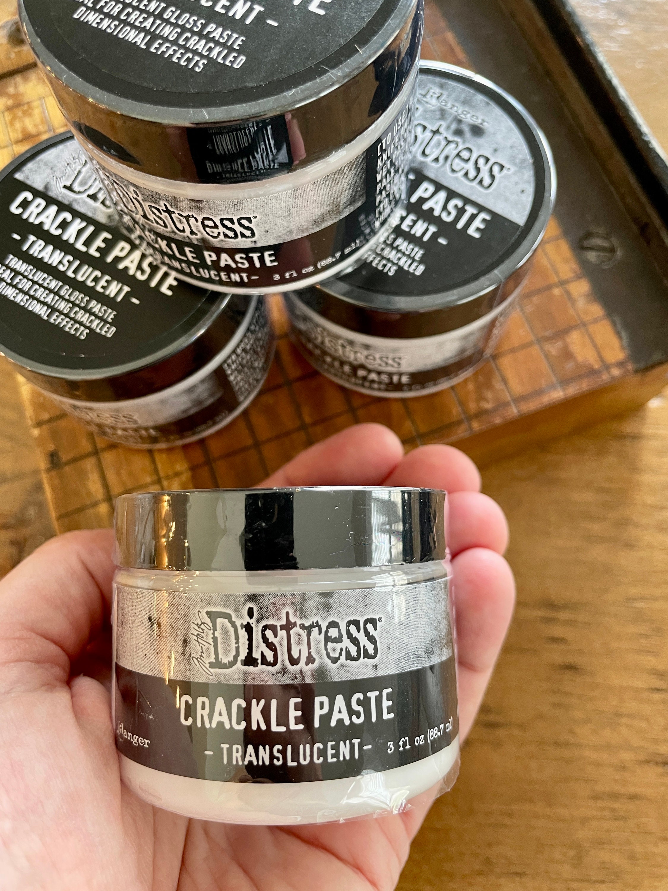 Tim Holtz Distress Translucent Crackle Paste Ranger Ink TDA79651 - Etsy