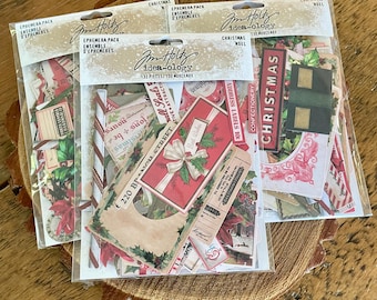 Christmas Ephemera Tim Holtz Idea Ology TH94447