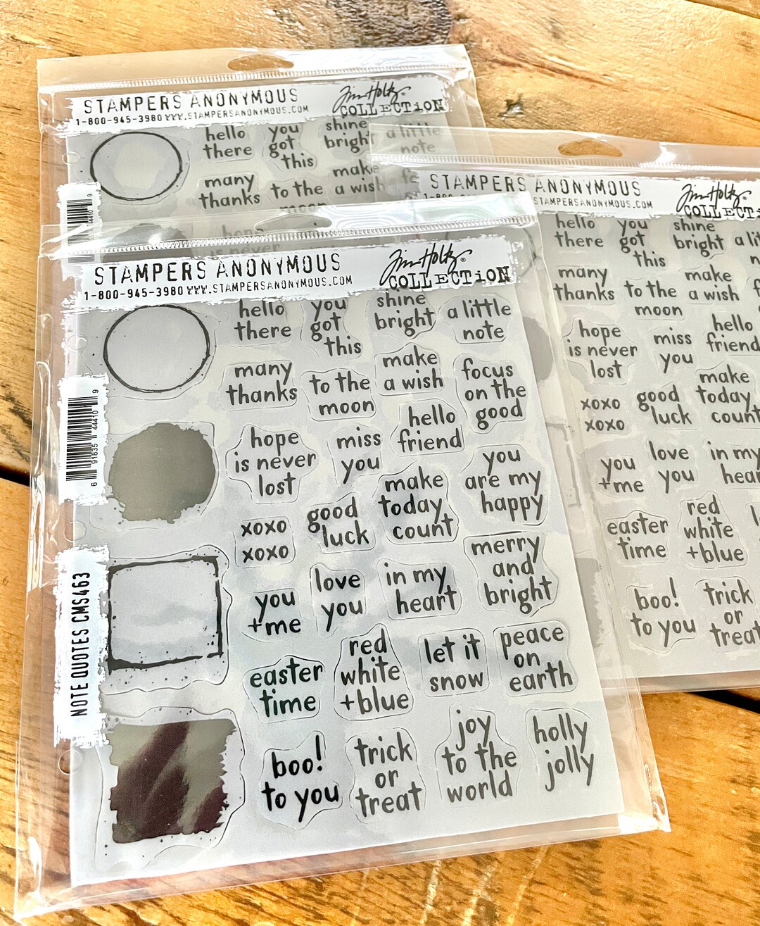 Tim Holtz 2023 Spring Cling Stamps - Stampers Anonymous CMS460 CMS461