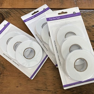 Multi Craft Foam Mounting Tape- Pop Dot Tape- Foam Adhesive Tape Rolls