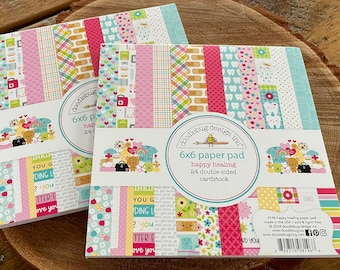 Happy Healing 6x6 Paper Pad New Collection by Doodlebug Design Double-Sided Paper Pad 5A0023DX
