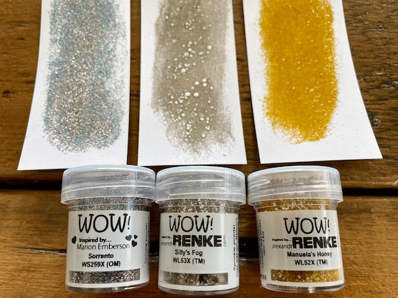 WOW! Embossing Powder Large Jar - Clear Gloss Super Fine – Honey