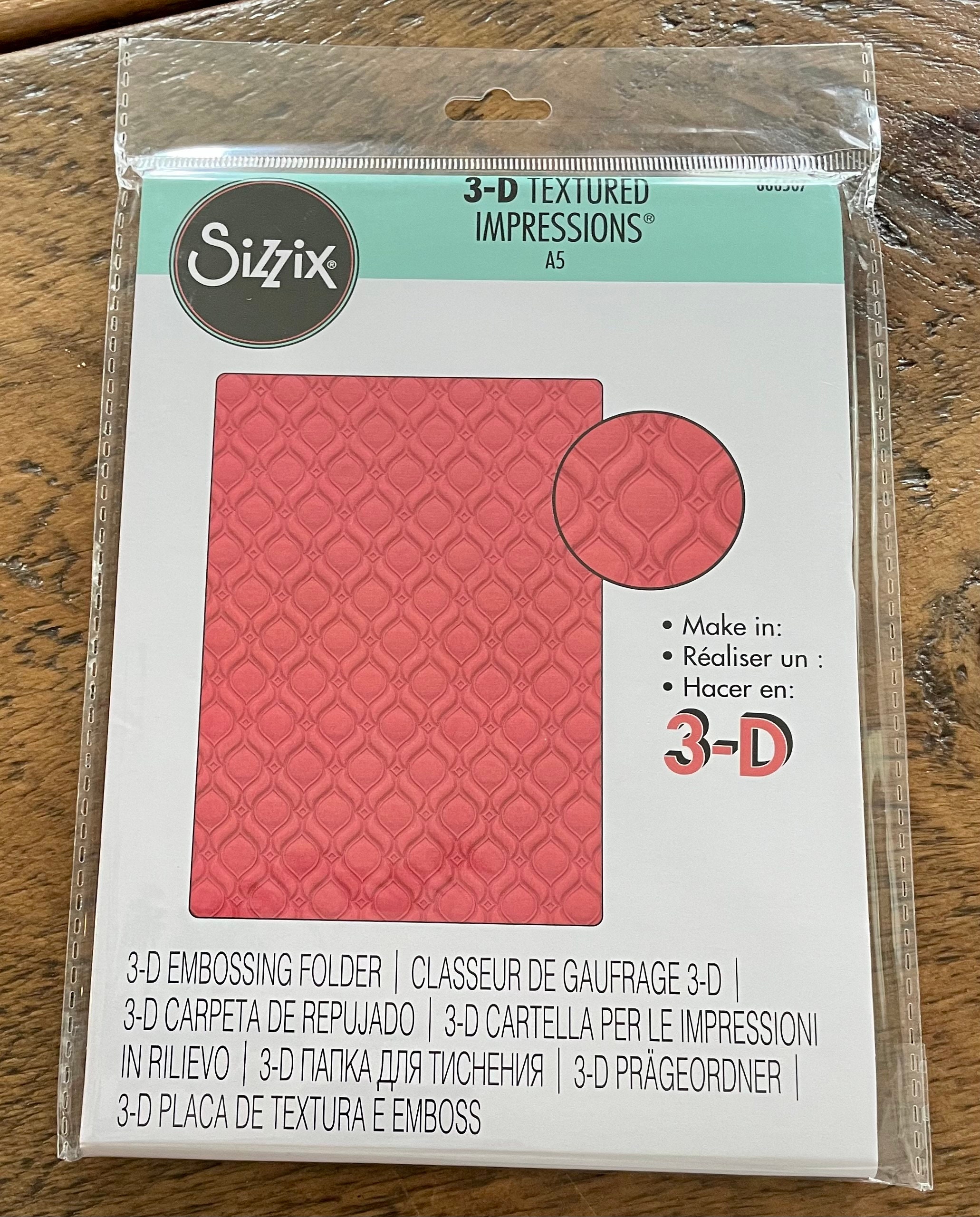 Ornate Repeat Sizzix Multi-level Textured Impressions A5 Embossing ...