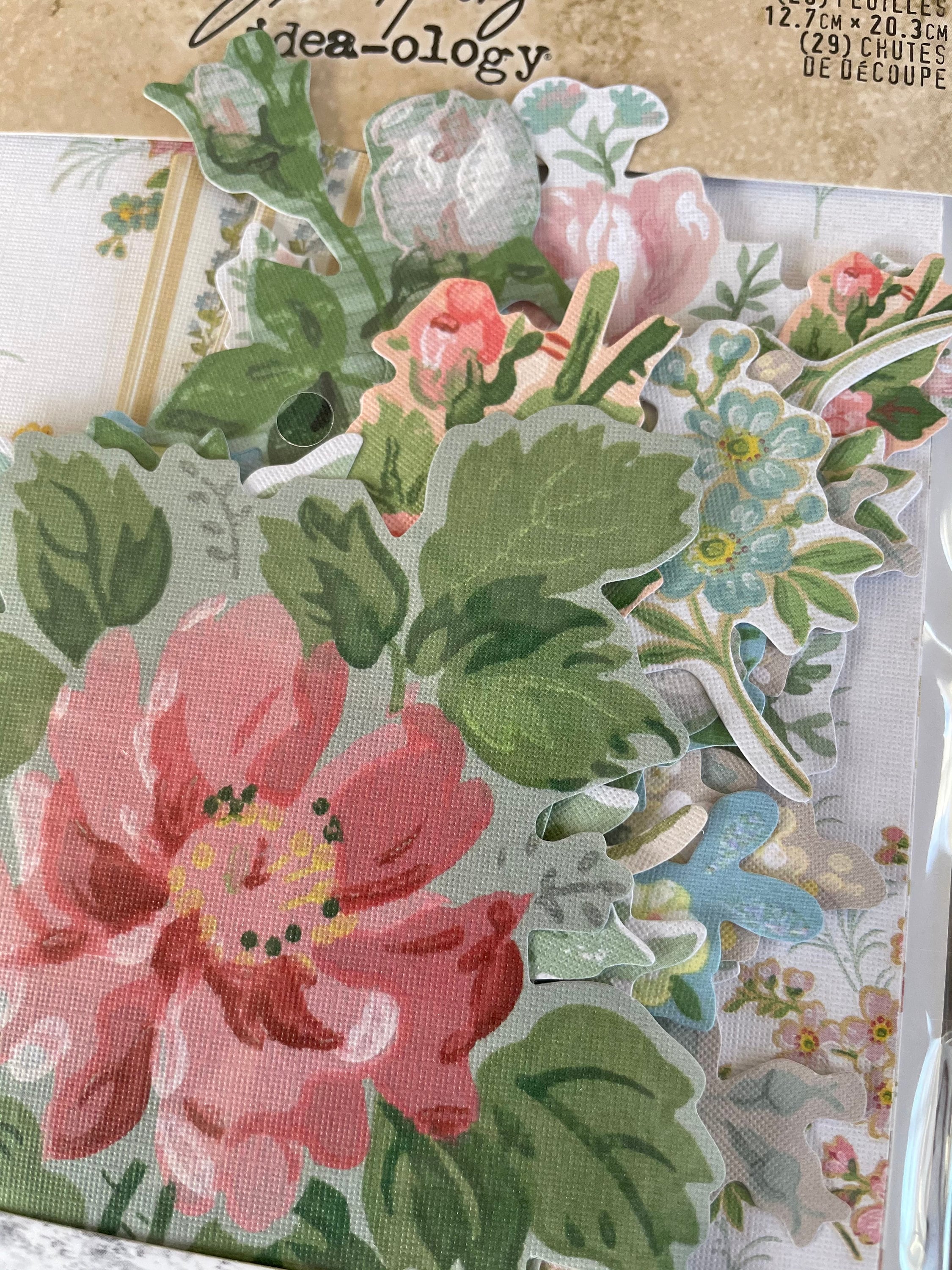 Worn Wallpaper Scraps by Tim Holtz Idea Ology Etsy