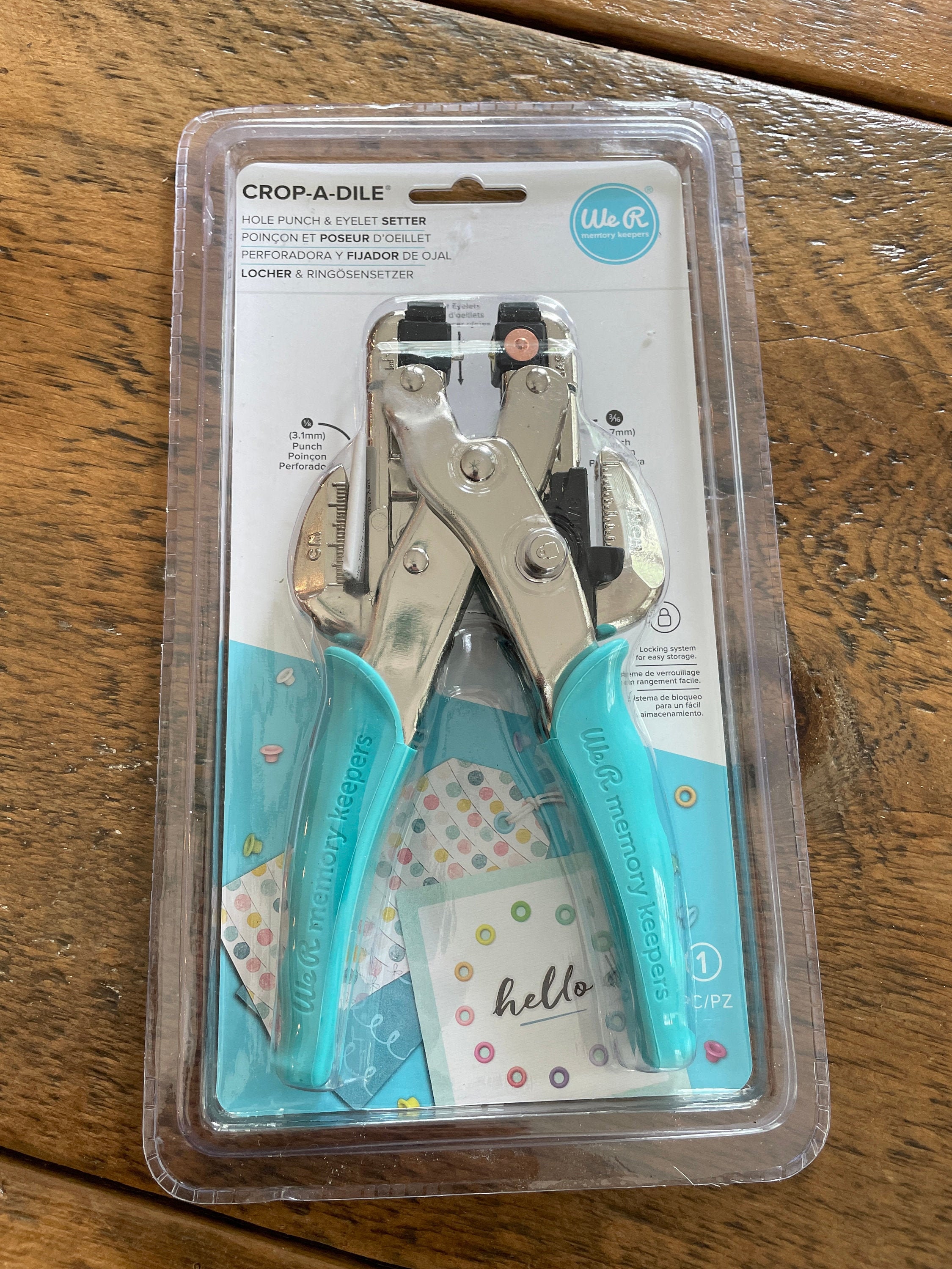 We R Memory Keepers Crop-a-dile Hole Punch & Eyelet Setter - Etsy