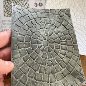 Mosaic Sizzix 3D Texture Fades Embossing Folder by Tim Holtz 666156 - Etsy