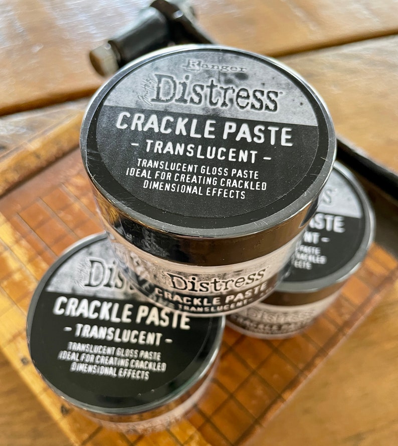 Tim Holtz Distress Translucent Crackle Paste Ranger Ink TDA79651 - Etsy