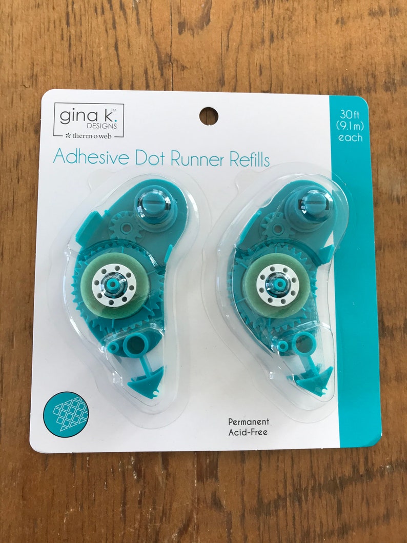 Gina K Adhesive Dot Runner Refill Pack by Thermoweb Etsy