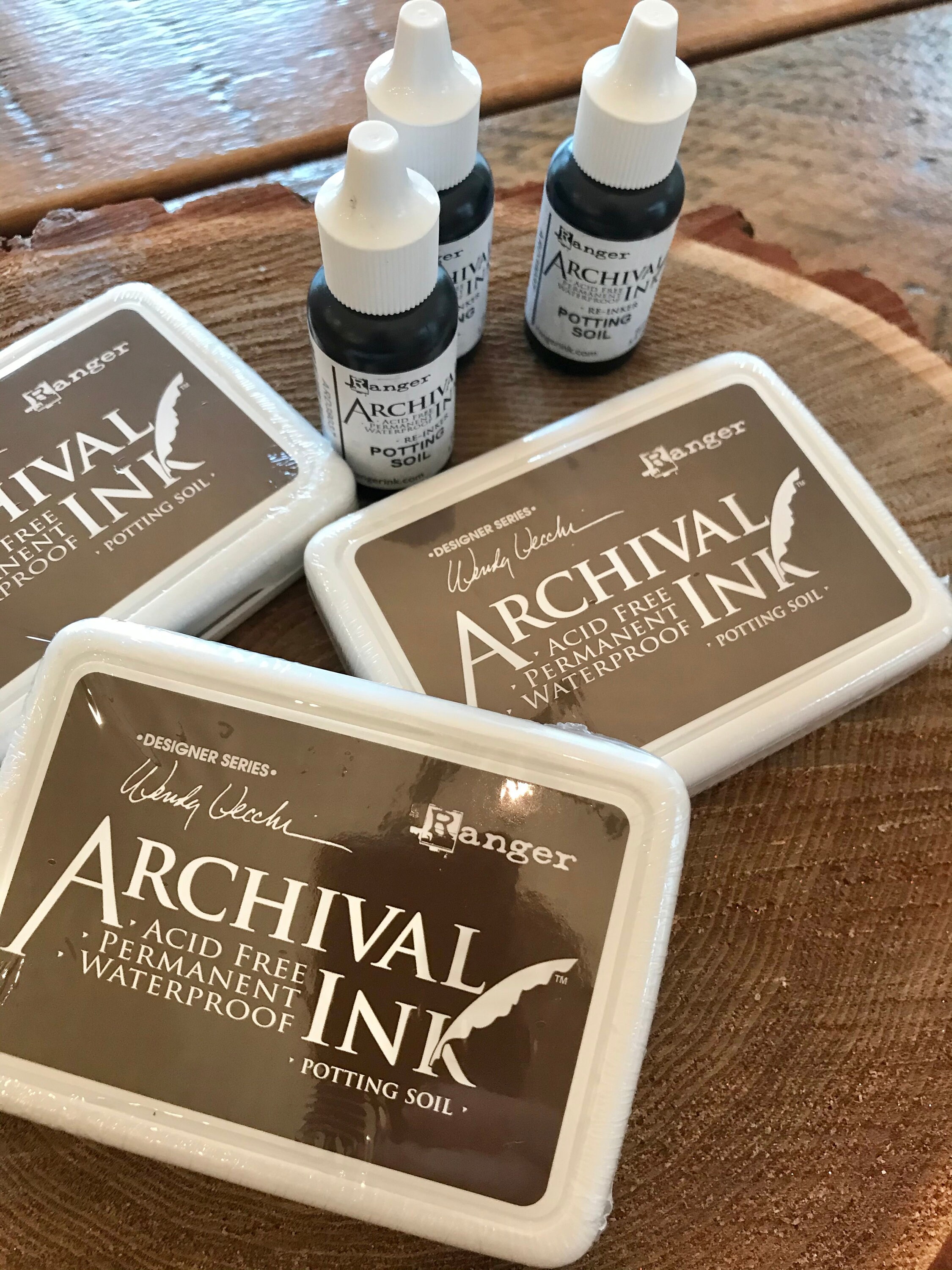 Pebble Beach Archival Ink by Ranger Ink Choose From Ink Pad, Refill 