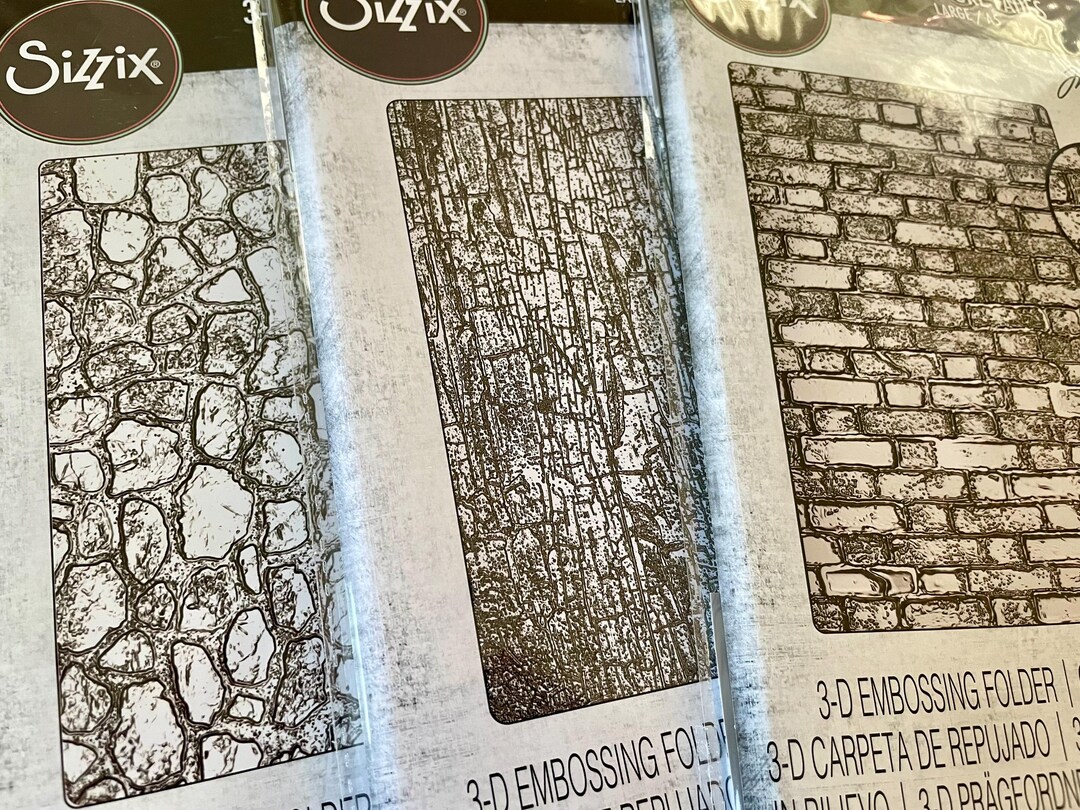 Choose Your Large A5 3D Texture Fades Embossing Folder Tim Holtz ...