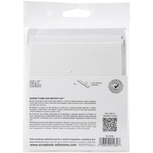 May include: A package of 76 white foam adhesive squares, designed to add dimension to crafts. The package is white with black text and a 3L logo. The text reads "Designed to make your creativity last." and "Visit scrapbook-adhesives.com for a world of inspiration, creativity & fun!"