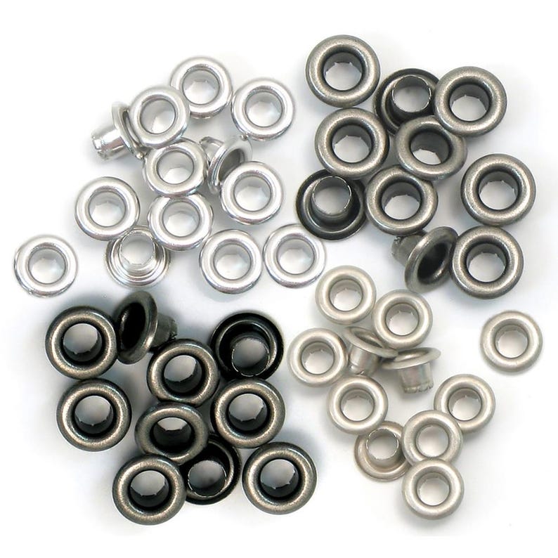 Standard Eyelets We R Memory Keepers Multiple Color Options to Choose From Metal Embellishments cool metal
