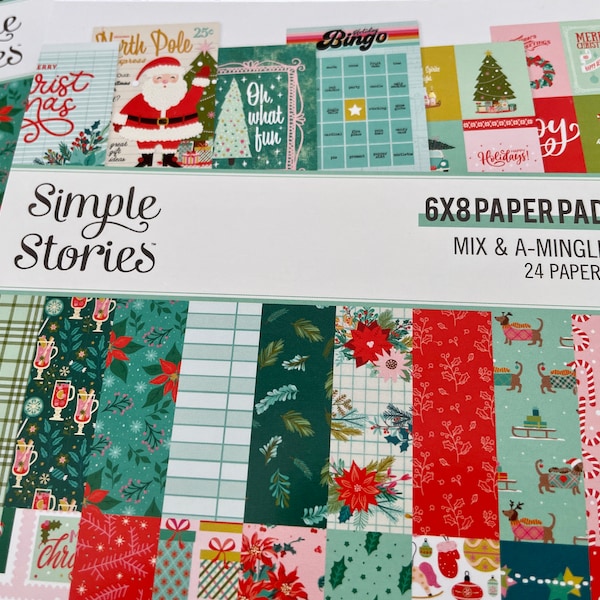 Blocco Carta Double-face Simple Stories - Color Vibe Summer - 6x8 Pollici (24 Fogli)