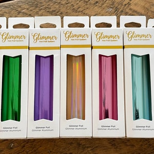 Spellbinders Glimmer Foil- Offering Variety of Colors- Hot Foil System