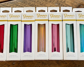 Spellbinders Glimmer Foil- Offering Variety of Colors- Hot Foil System