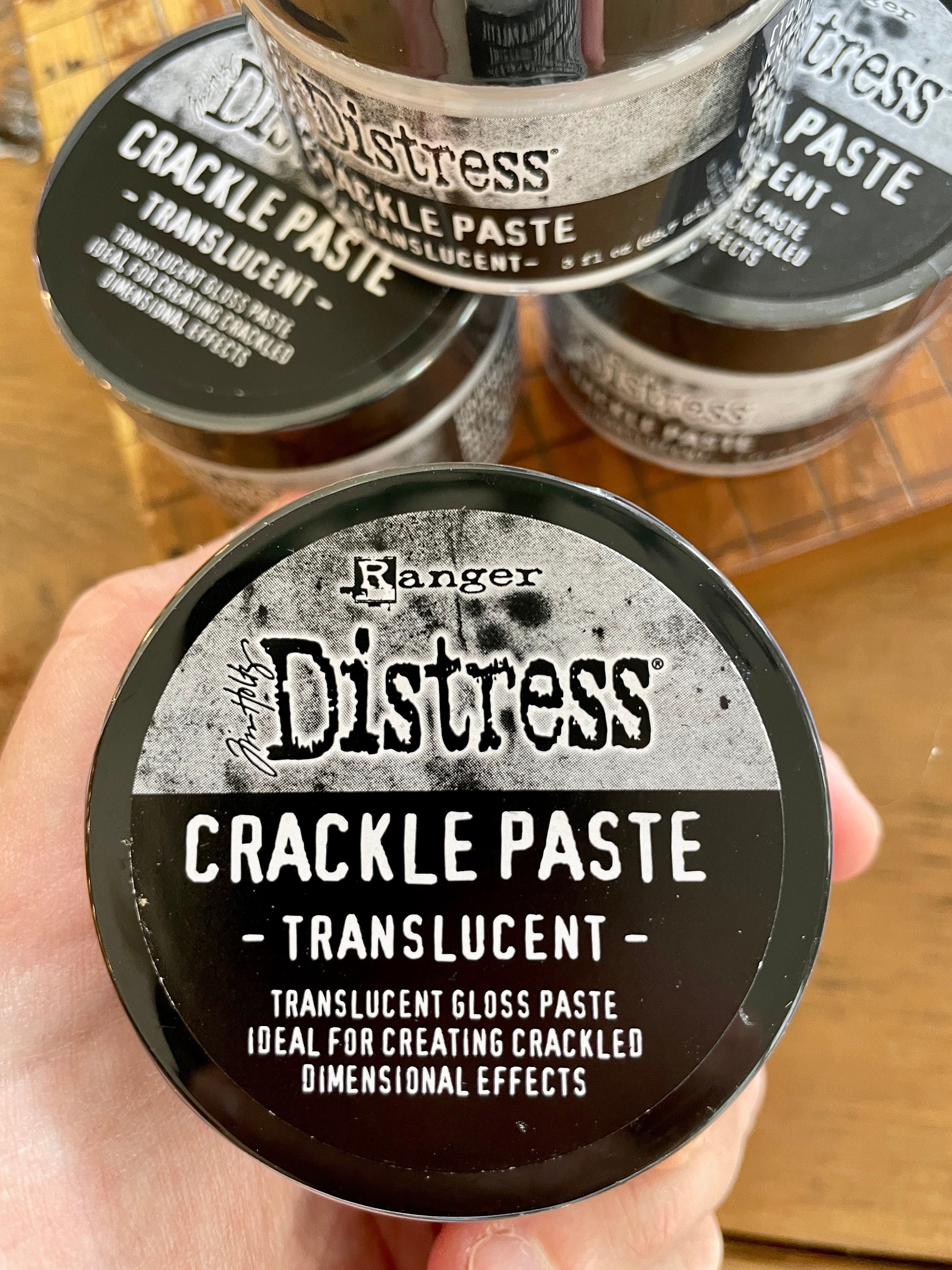 Tim Holtz Distress Translucent Crackle Paste Ranger Ink TDA79651 - Etsy